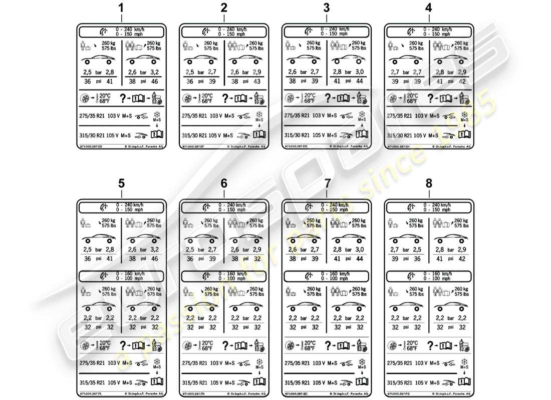 teilediagramm mit der teilenummer 971000287gd