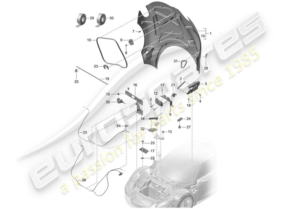 teilediagramm mit der teilenummer 91851121201