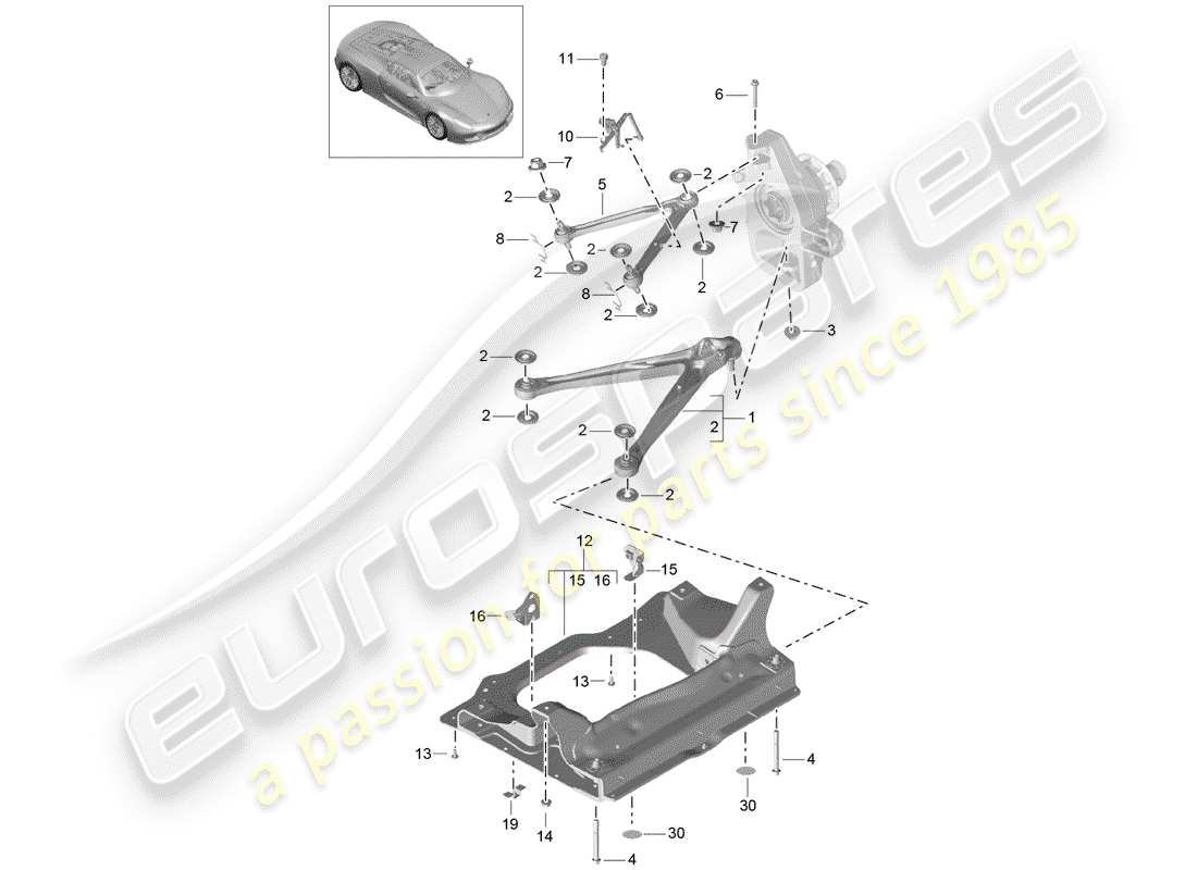 teilediagramm mit der teilenummer 91850198100