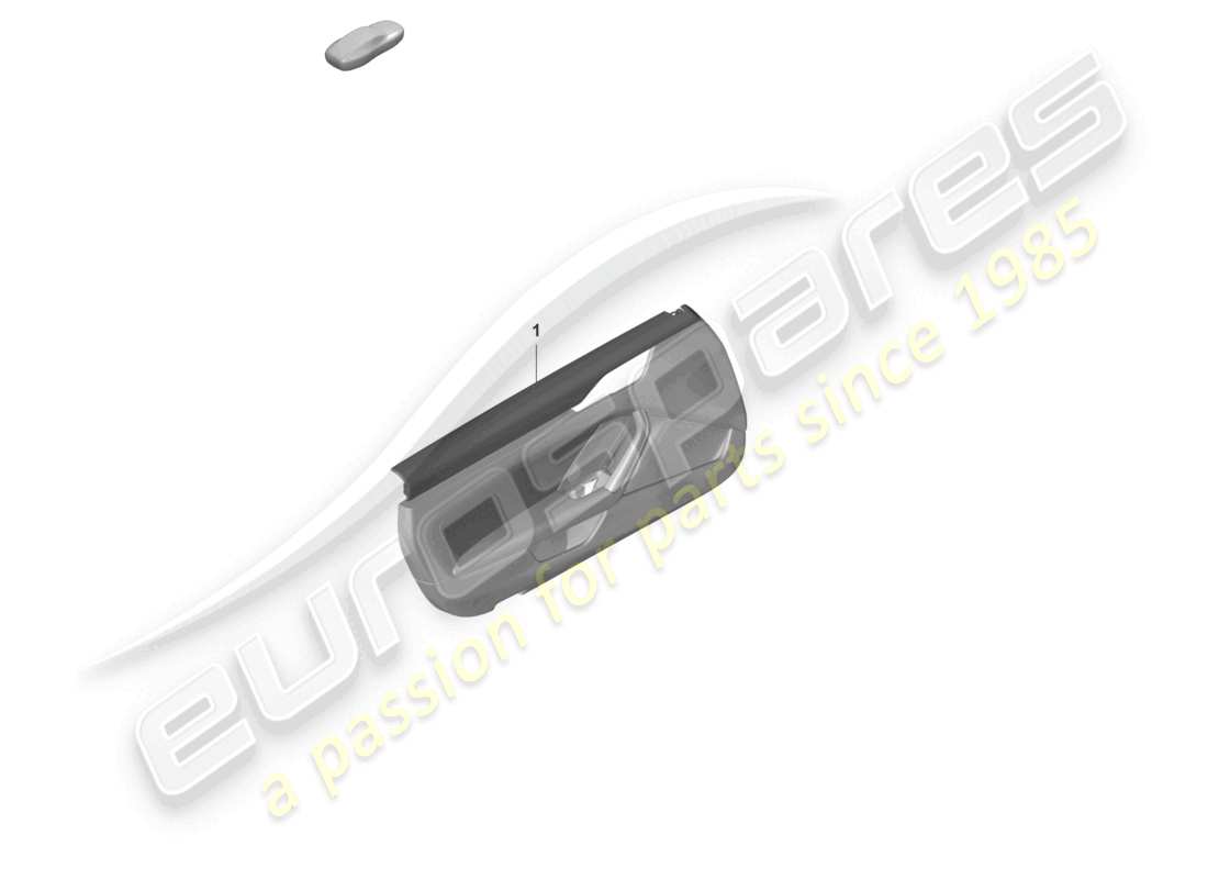 porsche 2020 (992-1) türverkleidung für fahrzeuge mit lederausstattung zweifarbiges heritage design paket pure teilediagramm