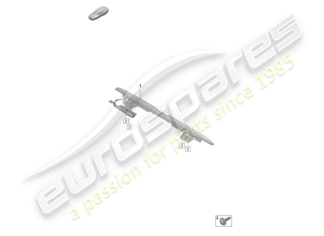 porsche 2019 (992-1) windschutz teilediagramm