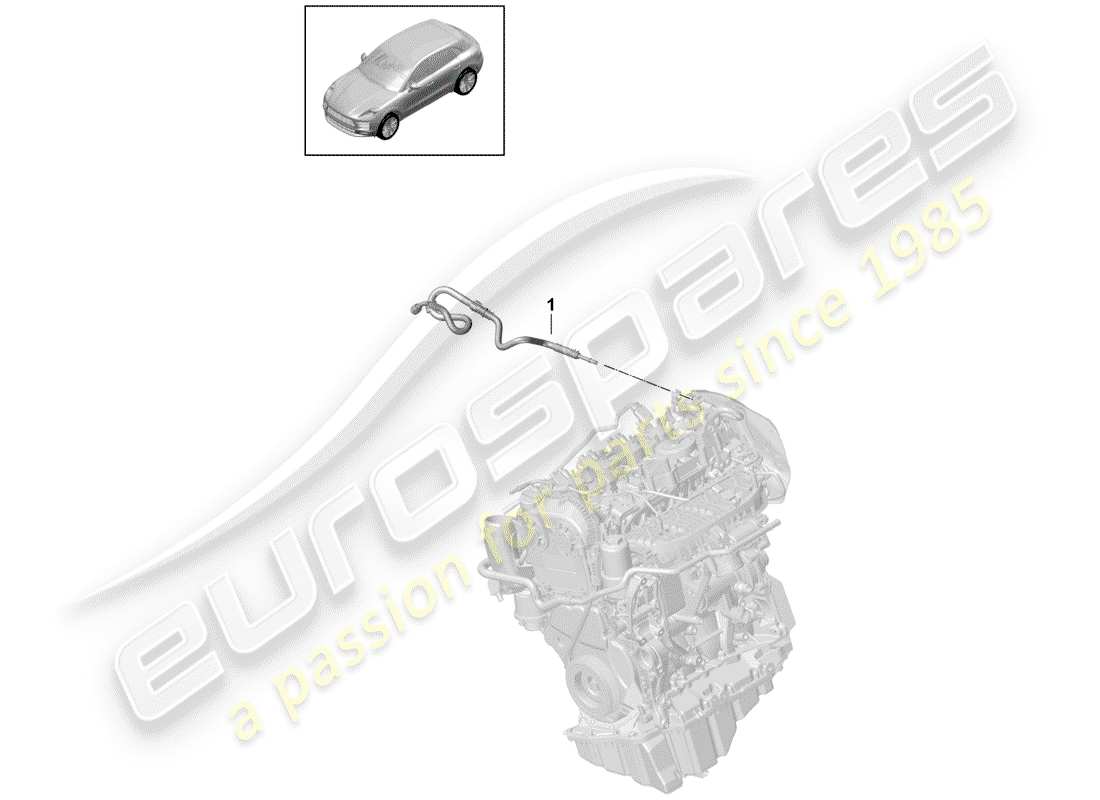 porsche 2020 (macan) kraftstoffsystem teilediagramm
