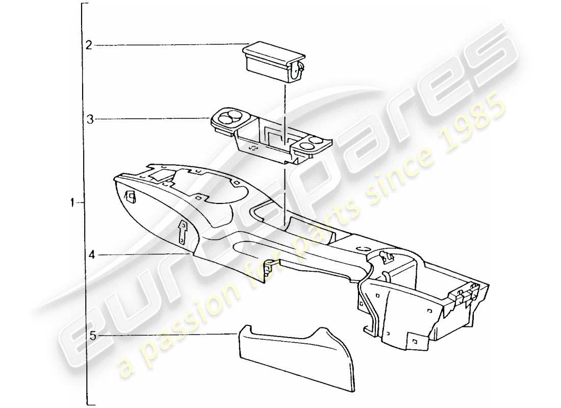 porsche 2005 (tequipment) installationssatz teilediagramm