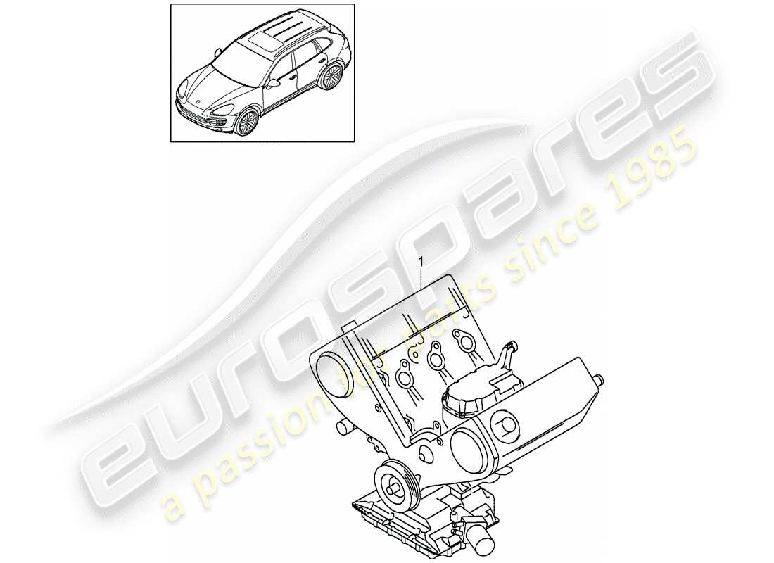 porsche 2018 (cayenne e2 92a) langer block teilediagramm