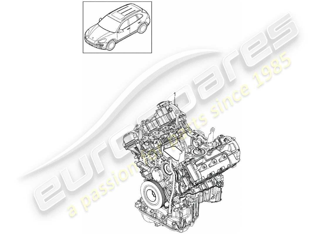 porsche 2013 (cayenne e2 92a) long block ersatzteildiagramm