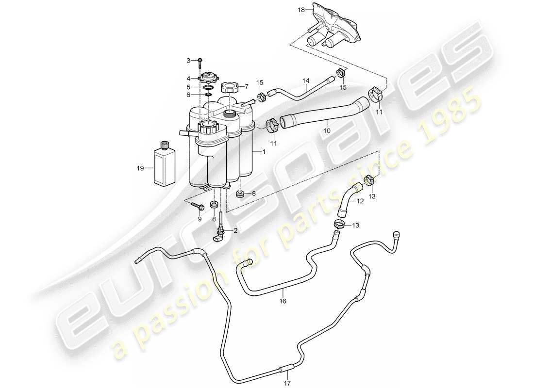 porsche 2007 (987 boxster) wasserkühlung 4 ersatzteildiagramm