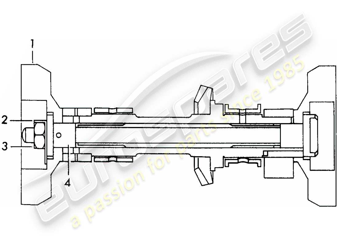 porsche 1962 (356b/356c) schwungradgewichte - für - nockenwelle - einlass ersatzteildiagramm
