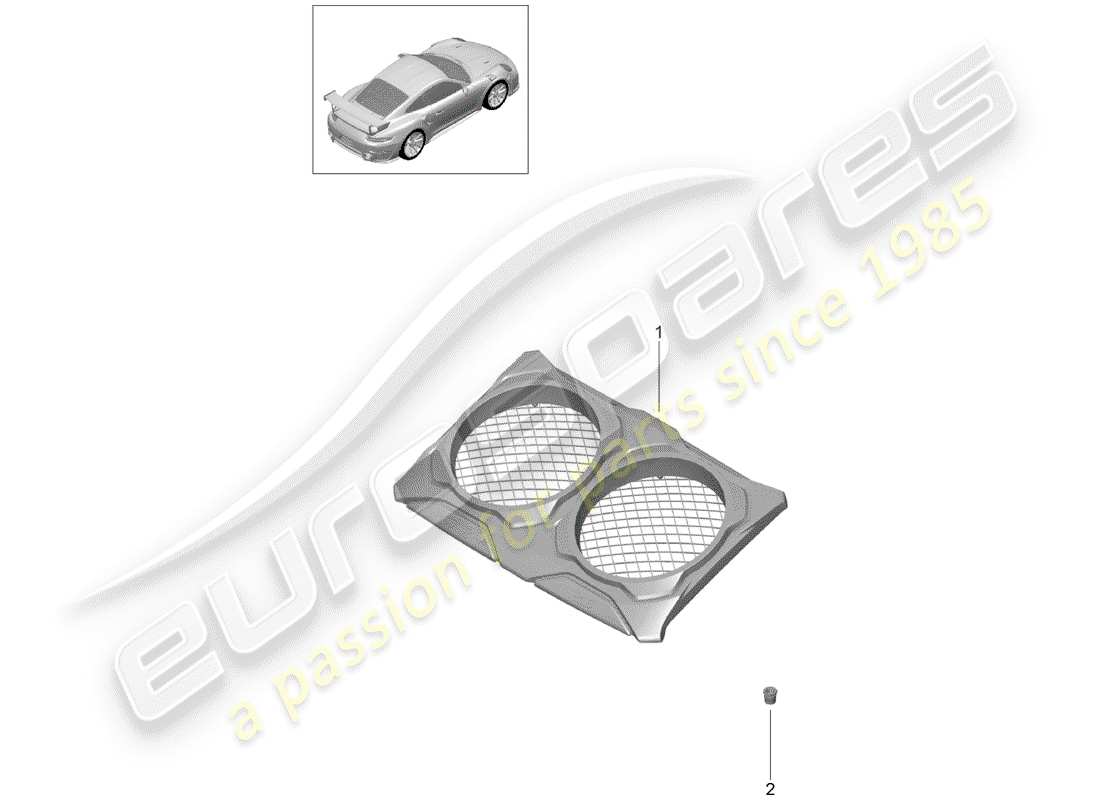porsche 2014 (991-1 turbo) lining ersatzteildiagramm