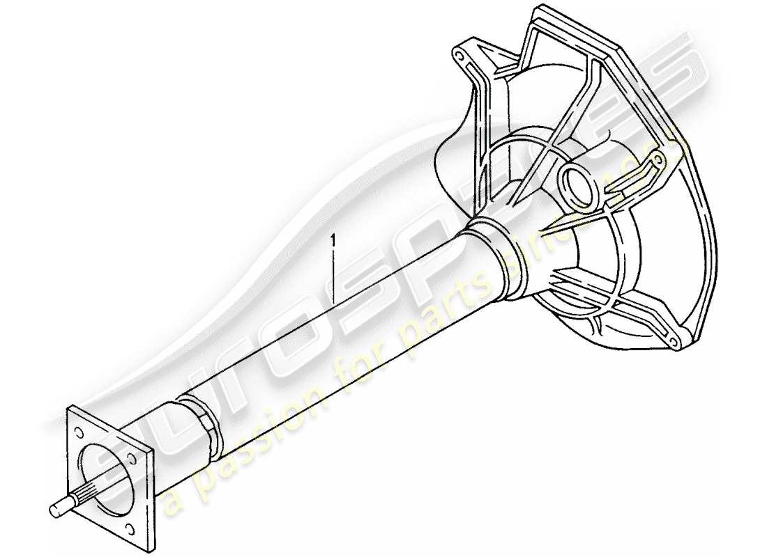 eine teilezeichnung aus dem porsche 1978 (refurbished and exchange catalogue) teilekatalog