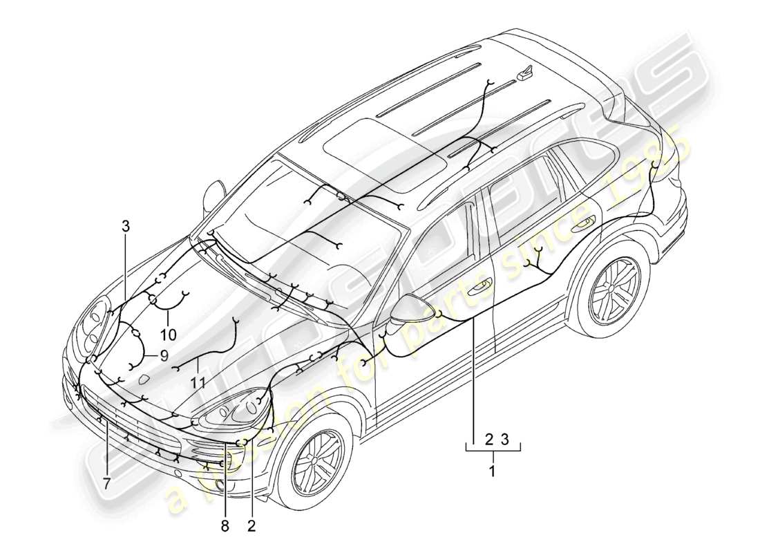 teilediagramm mit der teilenummer 95861236050