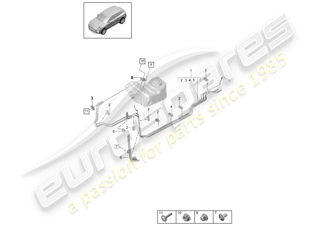 teilediagramm mit der teilenummer 95b201260