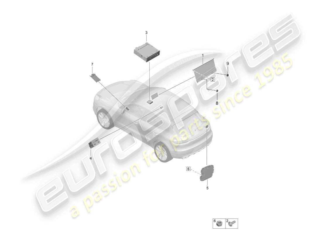 teilediagramm mit der teilenummer 95b035069m