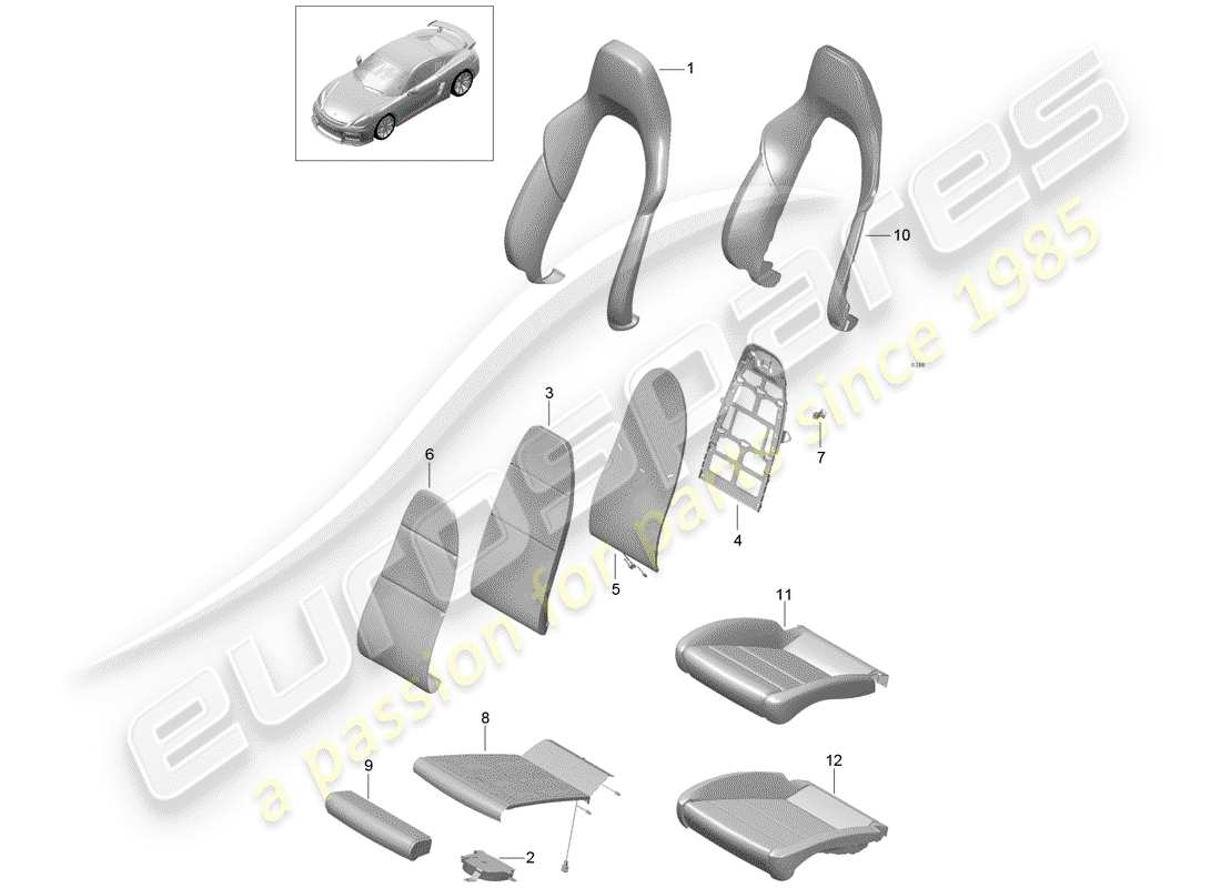 teilediagramm mit der teilenummer 98152114180