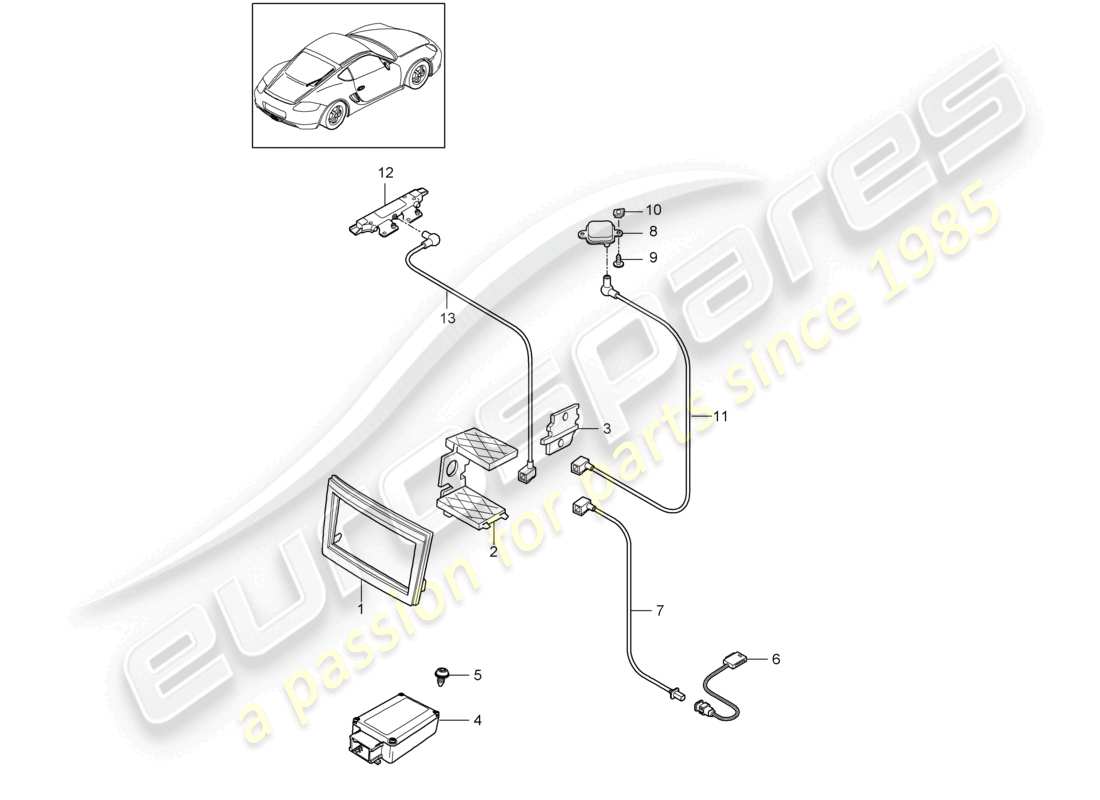teilediagramm mit der teilenummer 997 642 907 00 1e0