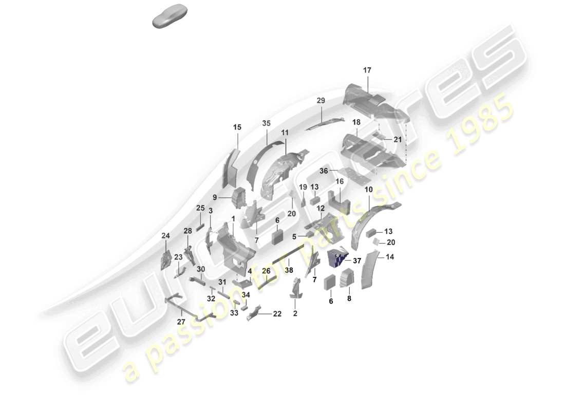 teilediagramm mit der teilenummer 992864773