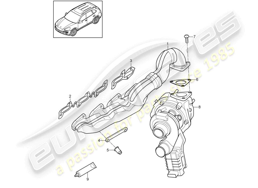 teilediagramm mit der teilenummer 95811111540