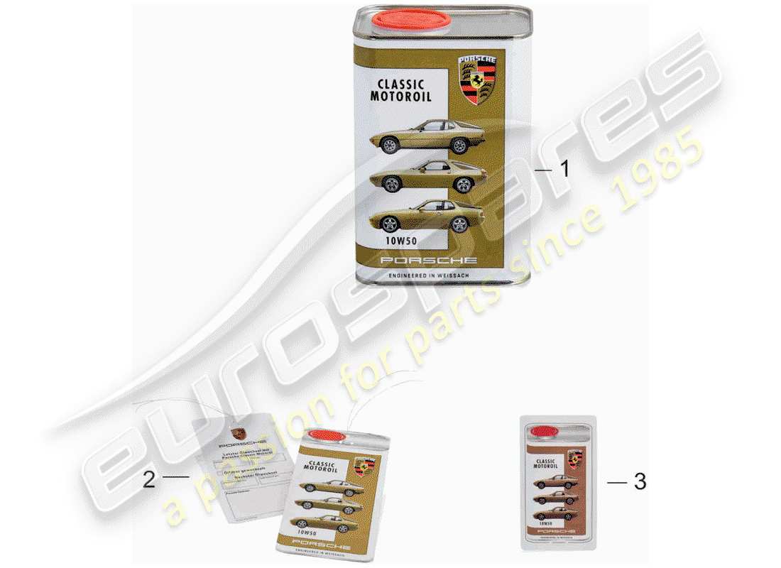 ein teilediagramm aus dem teilekatalog porsche 968