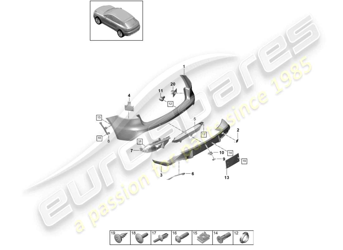 teilediagramm mit der teilenummer 95b807521bgok1