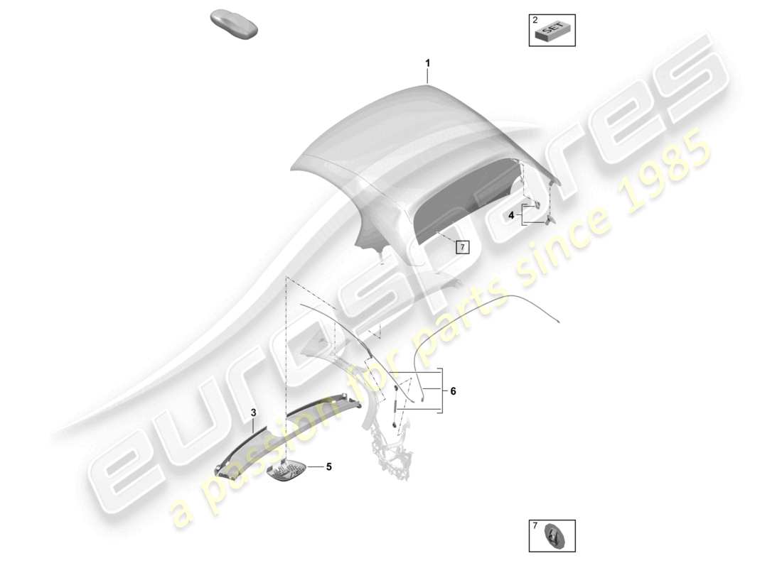 teilediagramm mit der teilenummer 98156185501pt7