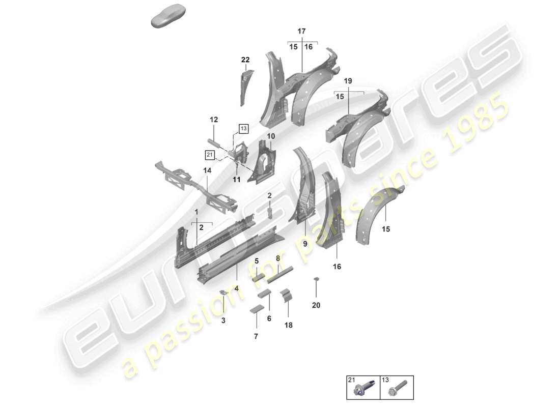 teilediagramm mit der teilenummer 992809411aygrv