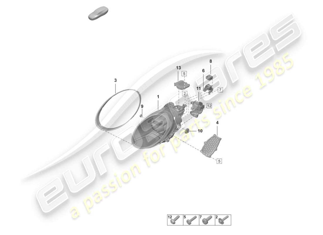 teilediagramm mit der teilenummer 992 941 044 g