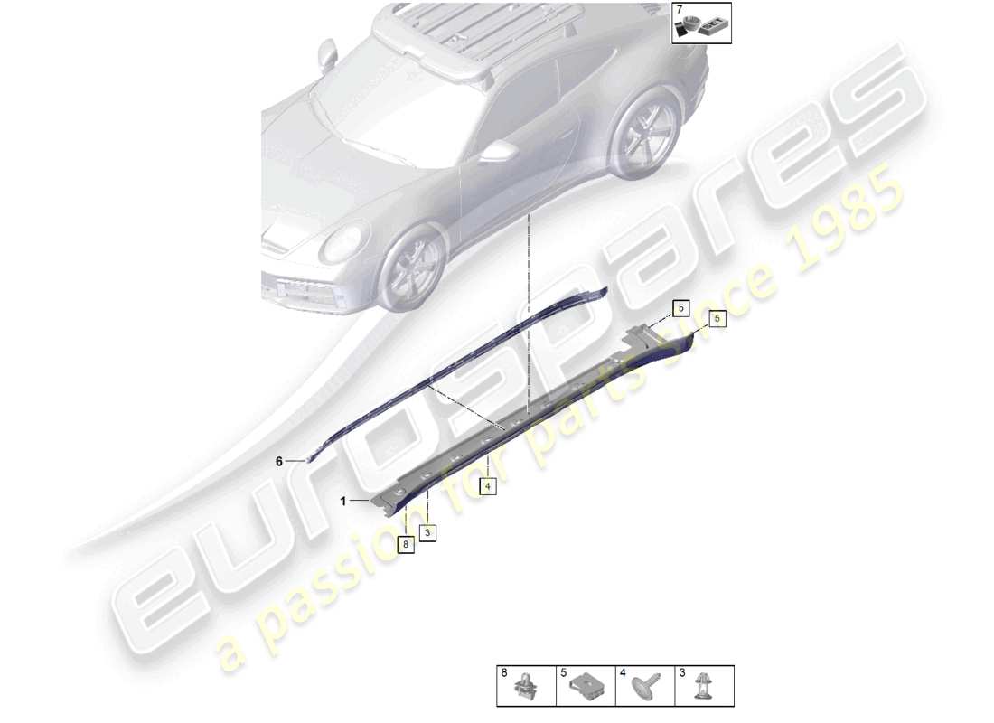 teilediagramm mit der teilenummer 992854883f ok1