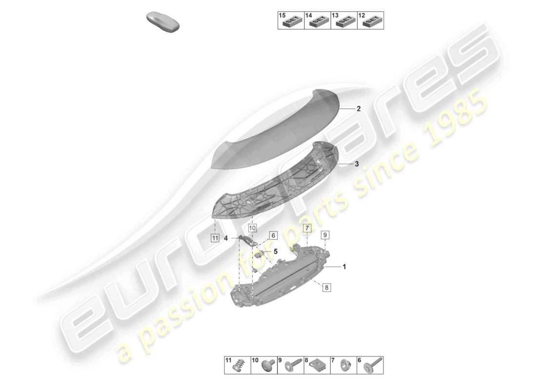 teilediagramm mit der teilenummer 992827233j