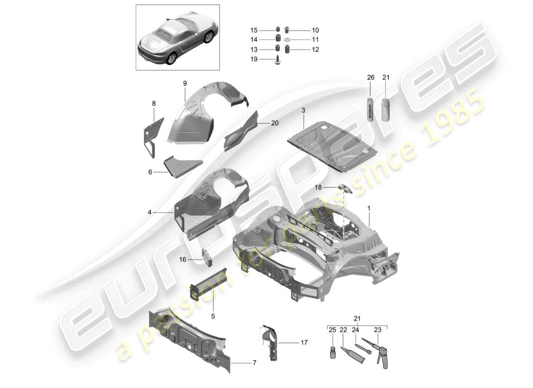 teilediagramm mit der teilenummer 99950019601
