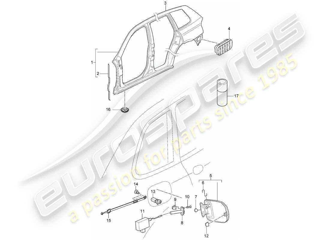 teilediagramm mit der teilenummer 95550393600