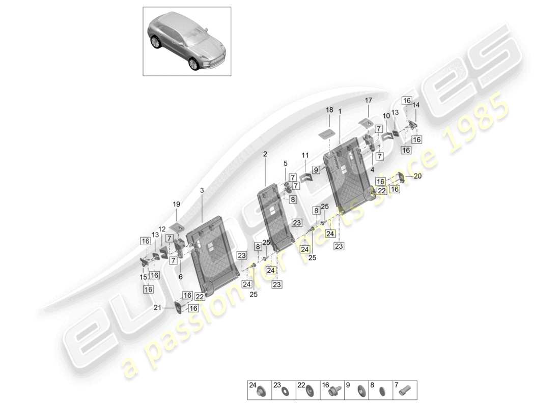 teilediagramm mit der teilenummer 95b885682c op1