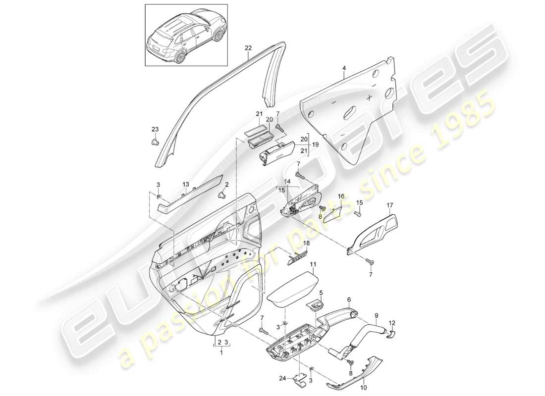 teilediagramm mit der teilenummer 95855530225f0e