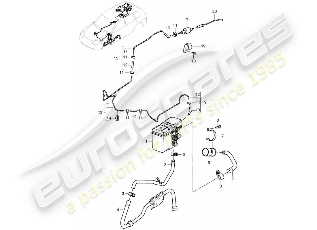 teilediagramm mit der teilenummer 95557282100