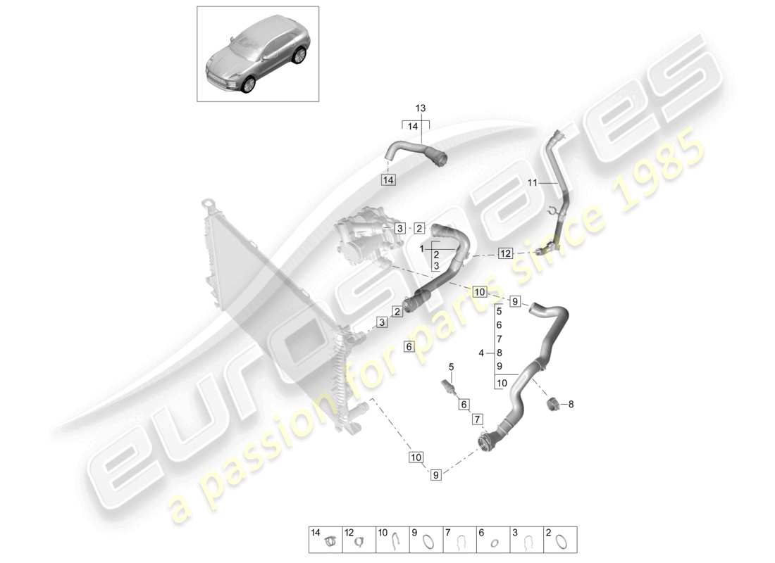 teilediagramm mit der teilenummer 95b121056d