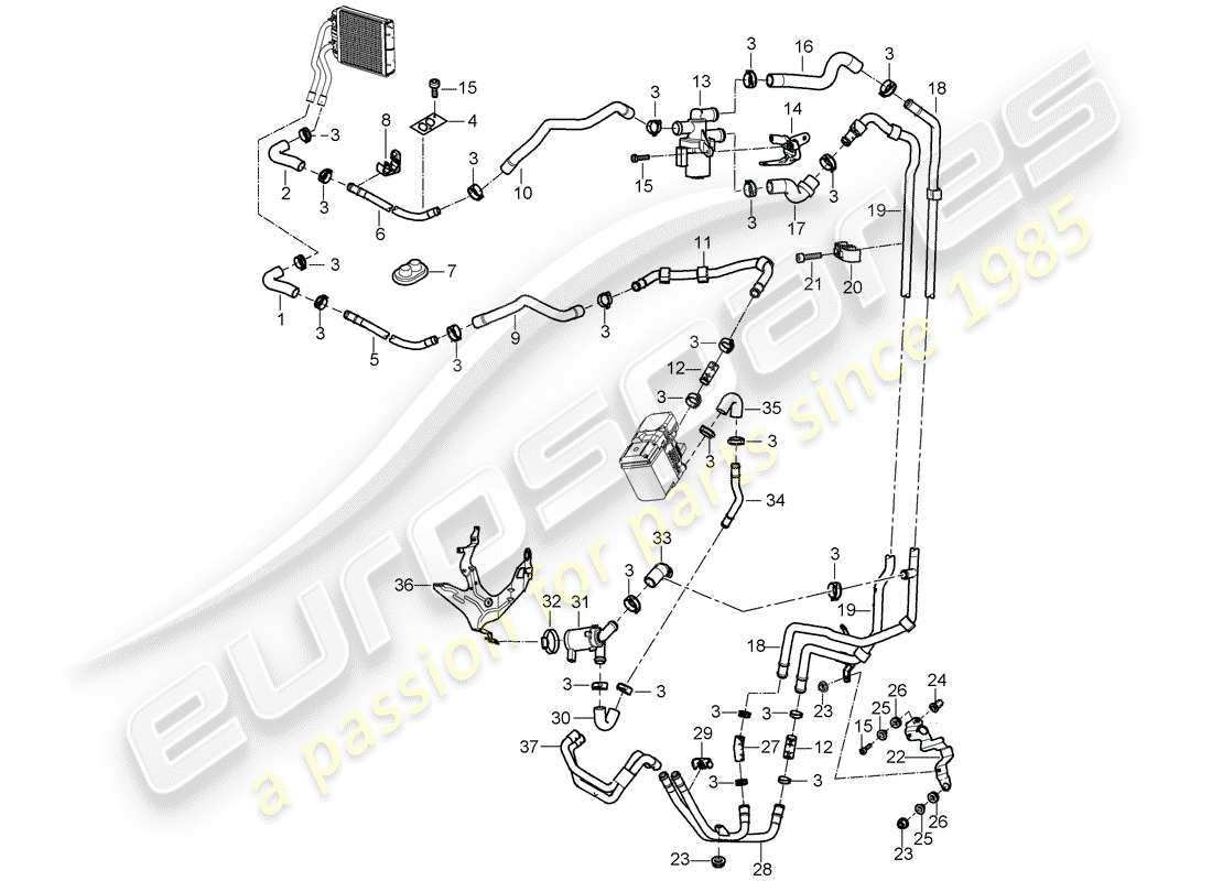 teilediagramm mit der teilenummer 95557258801