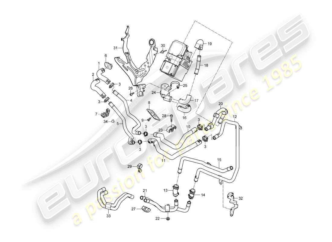 teilediagramm mit der teilenummer 95557292610