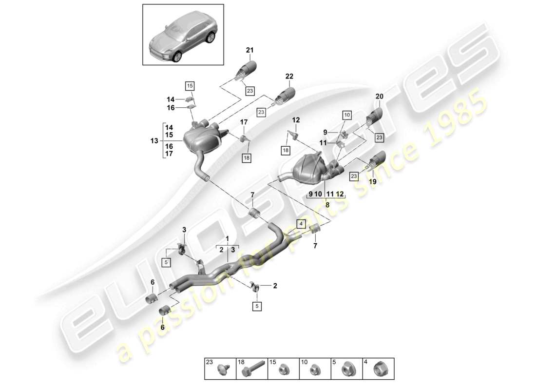 teilediagramm mit der teilenummer 95b253435cy