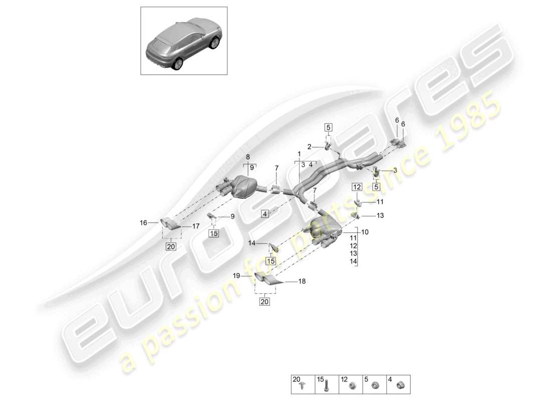 teilediagramm mit der teilenummer 95b253435by