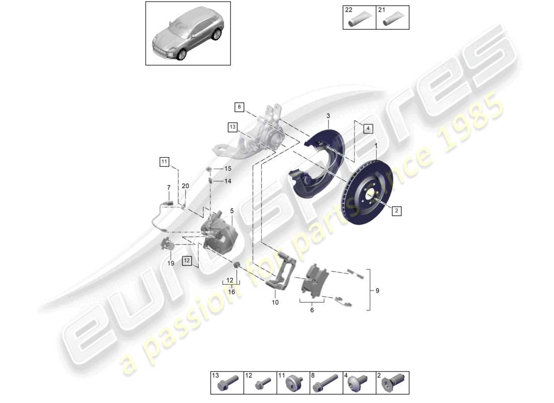 teilediagramm mit der teilenummer paf911268