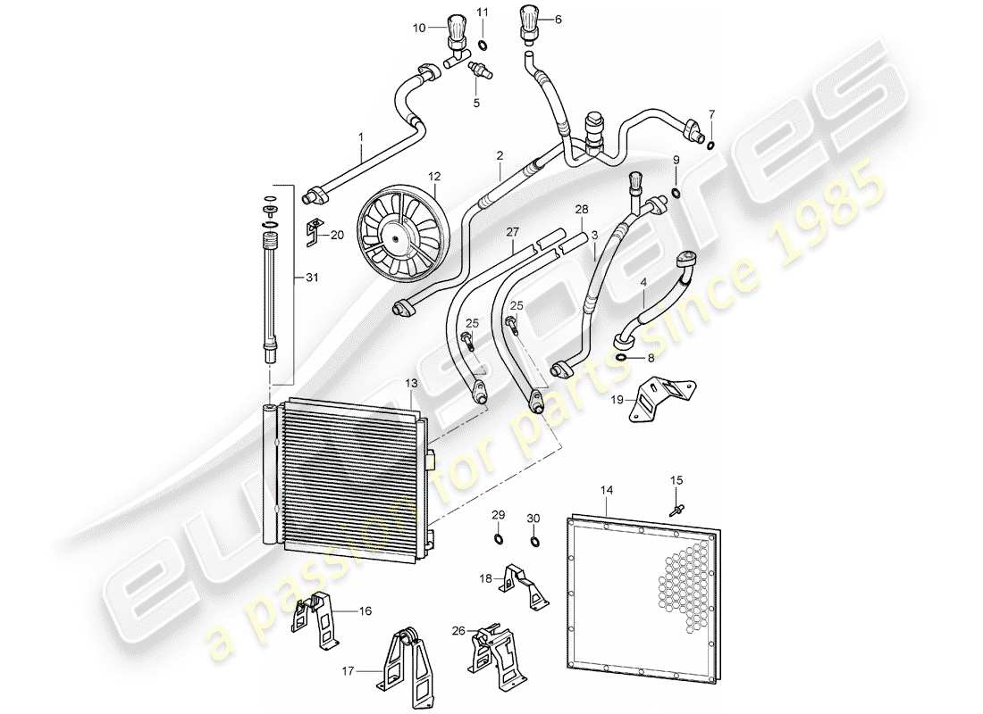 teilediagramm mit der teilenummer 98057332502