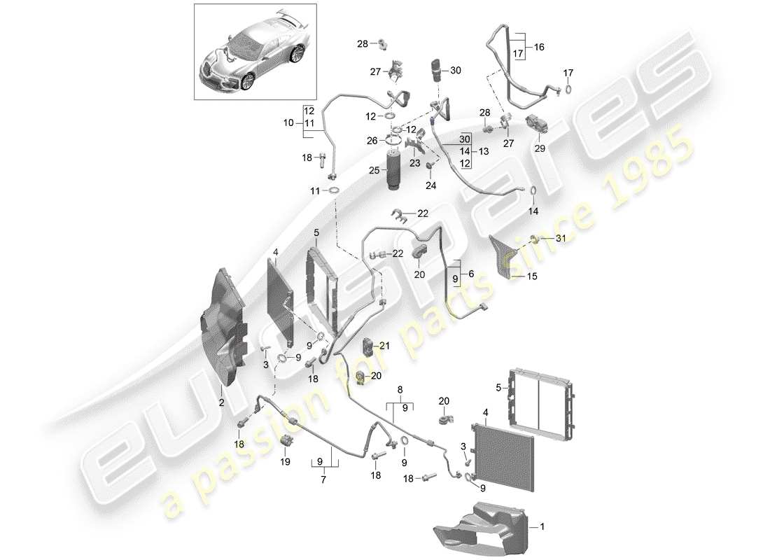 teilediagramm mit der teilenummer 99157532180