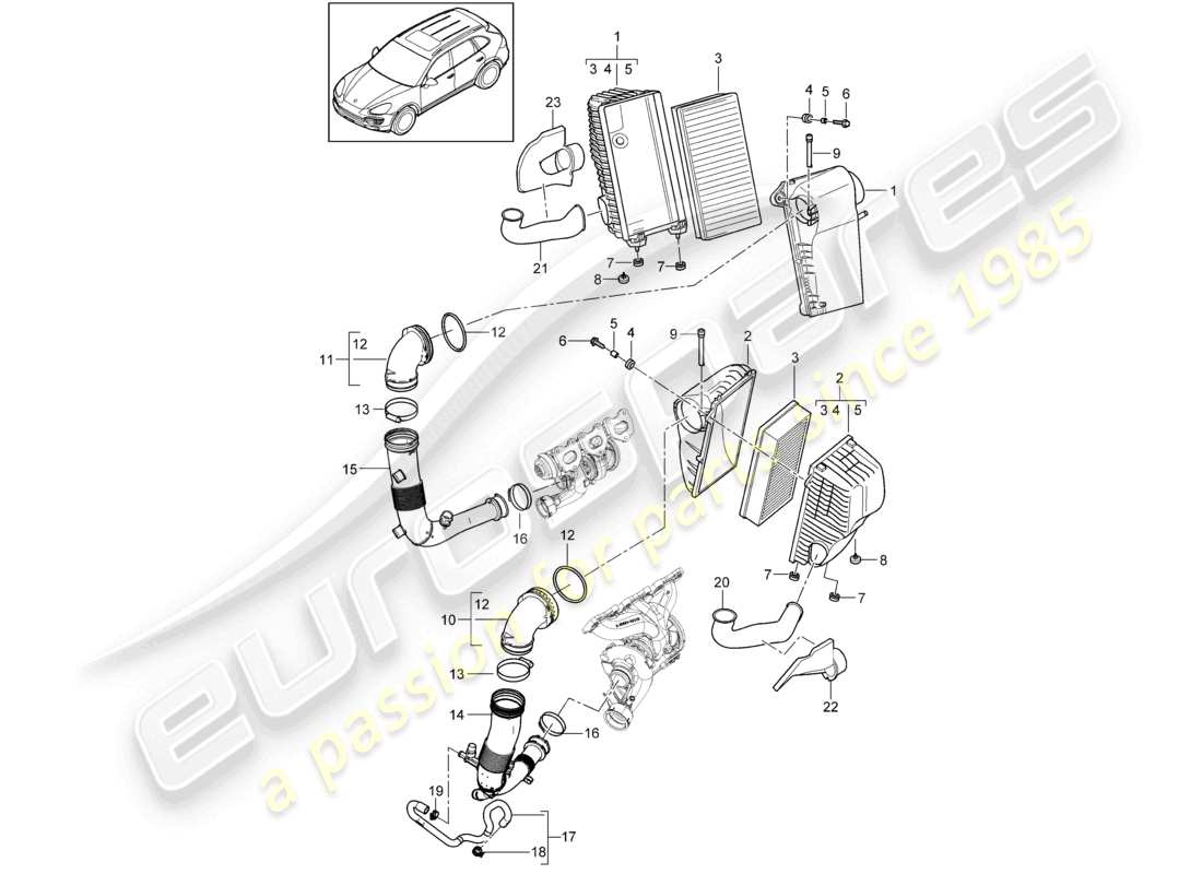 teilediagramm mit der teilenummer 95811027220