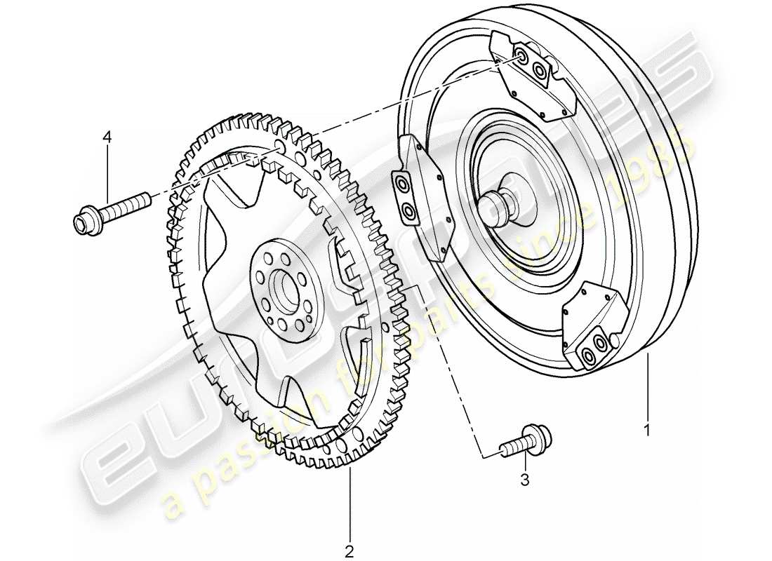 porsche 2008 (987 cayman) tiptronic-ersatzteildiagramm