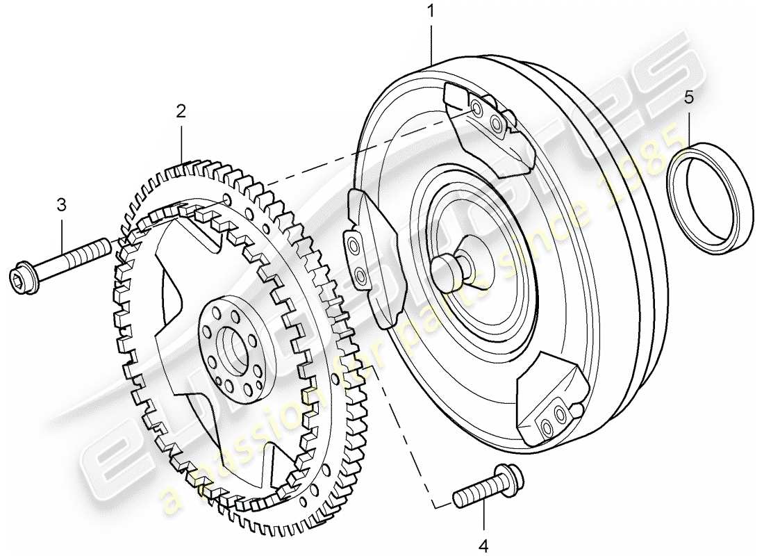 porsche 2008 (cayenne e1 9pa) tiptronic-ersatzteildiagramm