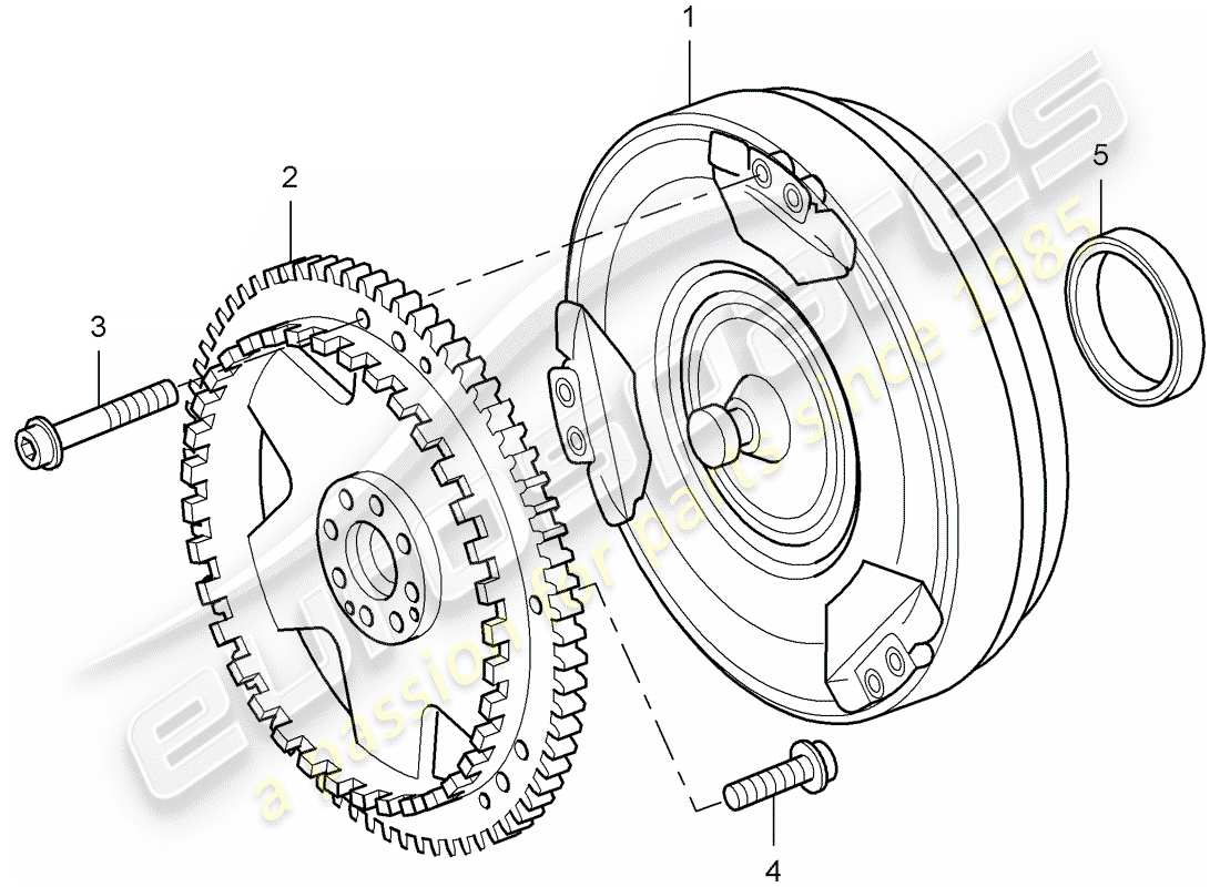 porsche 2003 (cayenne e1 9pa) tiptronic-ersatzteildiagramm