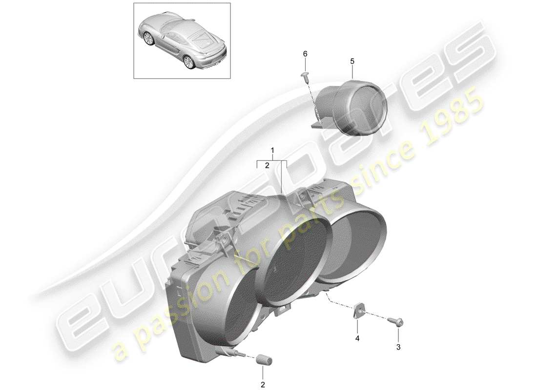 teilediagramm mit der teilenummer 98164130180