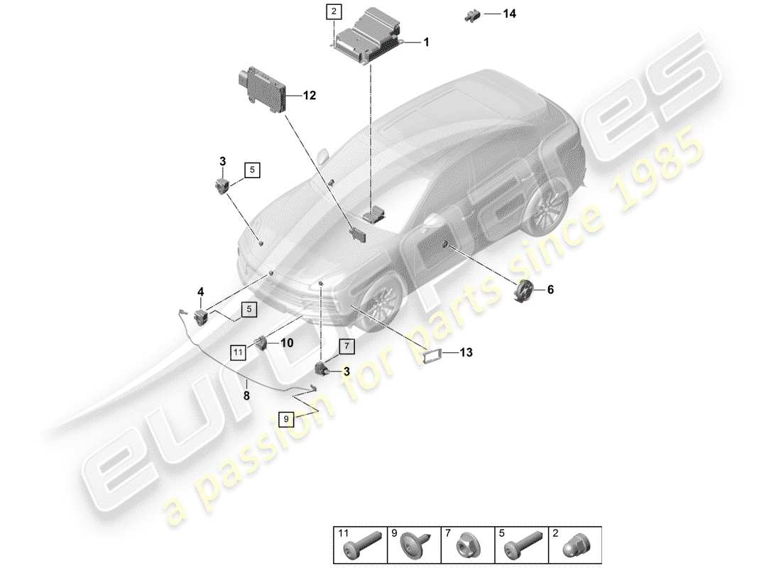 teilediagramm mit der teilenummer 9a7907669