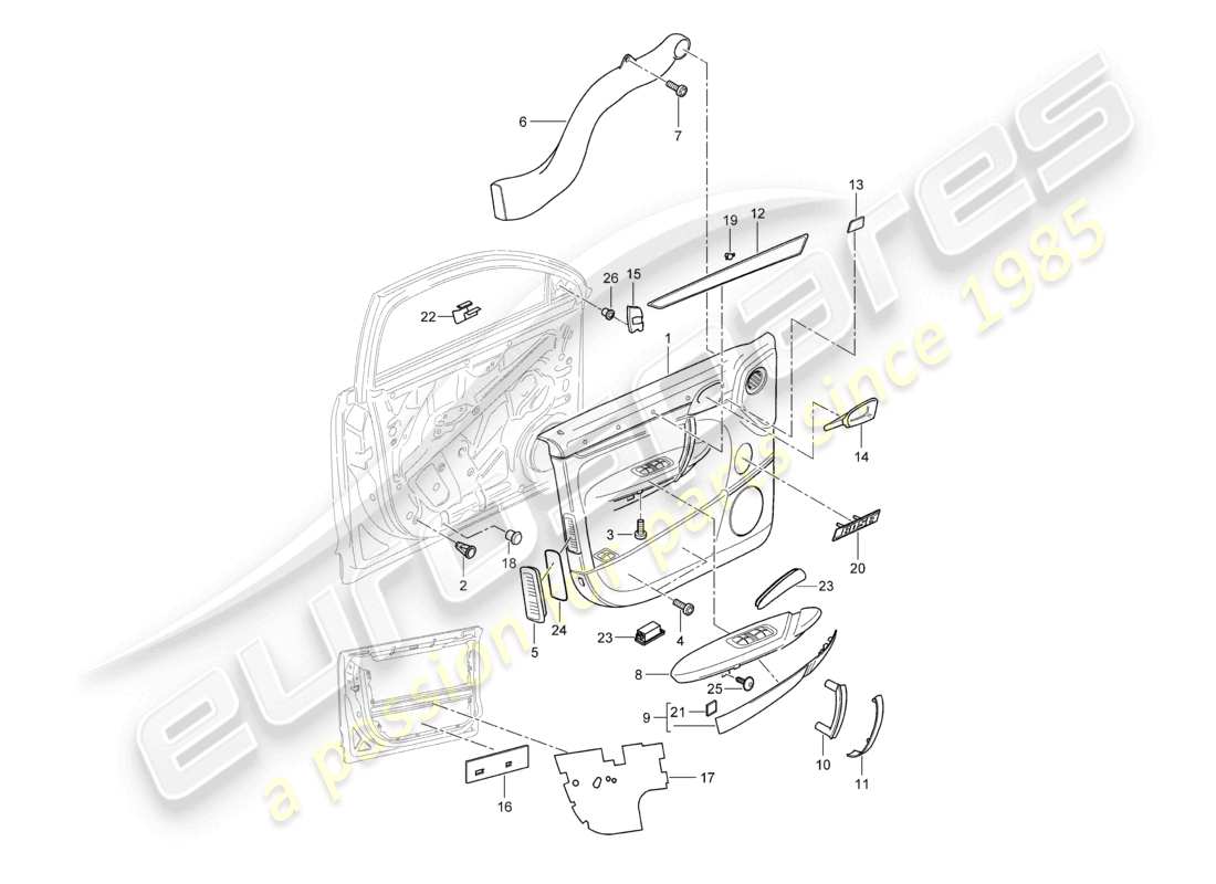 teilediagramm mit der teilenummer 955555229006e1