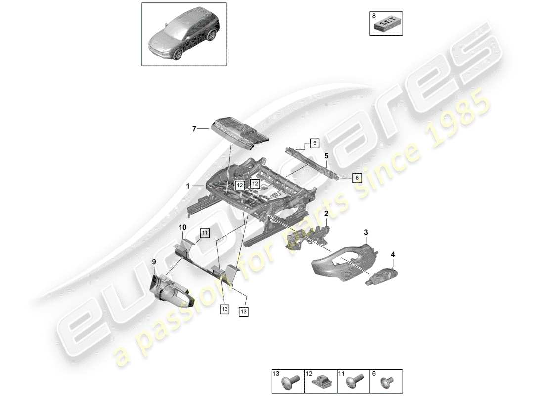 teilediagramm mit der teilenummer 9y0882601