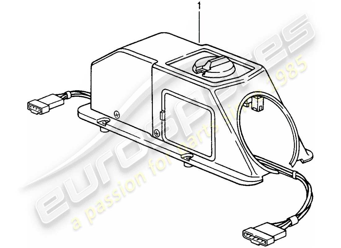 eine teilezeichnung aus dem porsche 1979 (refurbished and exchange catalogue) teilekatalog