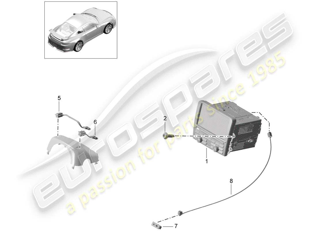 teilediagramm mit der teilenummer 991645132dx